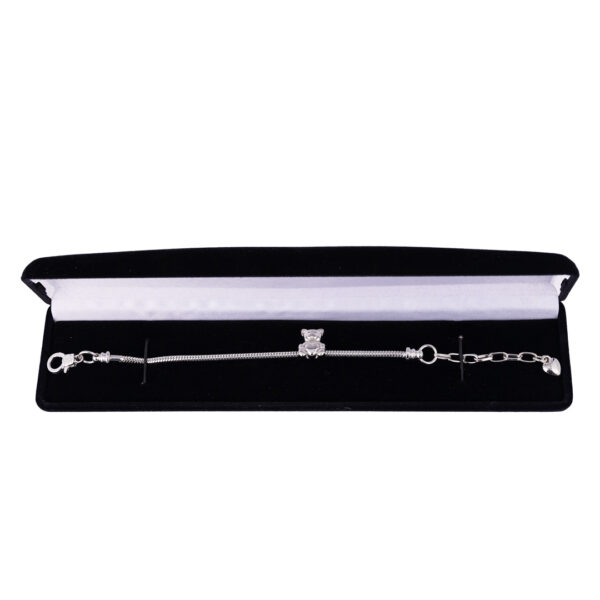 Bracelet with Bear 6-8in [Stainless]