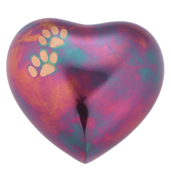 Arielle Heart Urn [Raku] - Image 2