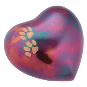 Arielle Heart Urn [Raku]